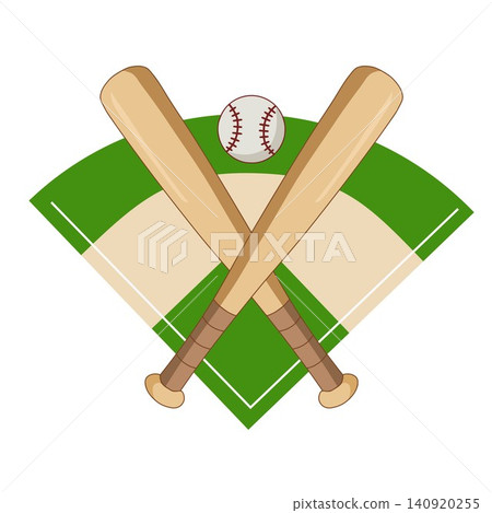 baseball bat and ball baseball bat and ball 140920255