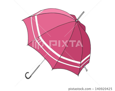 一張時尚雨傘的插圖,適合雨季使用。 一張時尚雨傘的插圖,適合雨季使用。 140920425