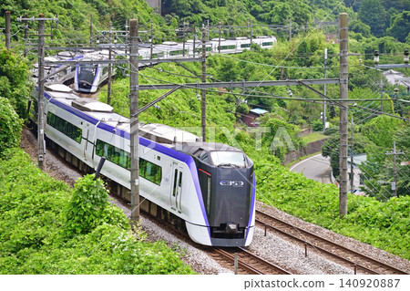中央本線、高尾～相模湖、JR東日本、E353系列、S115編組（松本）、梓、甲斐地 140920887