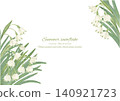 Hand-drawn snowflake flower background material 140921723