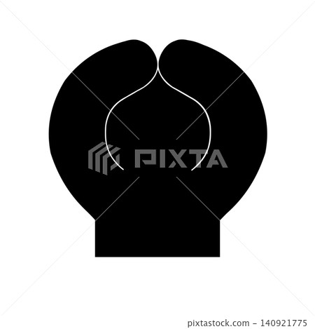 A simple pictogram of the upper body of a person making a circle (OK, Agree, Correct) A simple pictogram of the upper body of a person making a circle (OK, Agree, Correct) 140921775