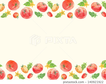 Watercolor Tomato Frame Watercolor Tomato Frame 140921922
