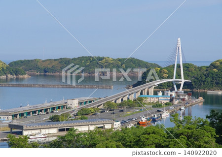 Hamada Marine Bridge and Hamada Fishing Port 140922020