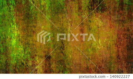 Moss-covered wood texture illustration material 140922227