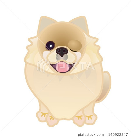 博美犬插圖 140922247