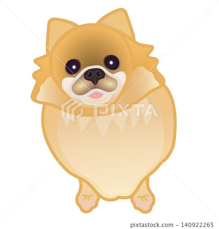 博美犬插圖 140922265