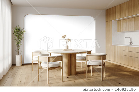 modern kitchen room with wooden parquet modern kitchen room with wooden parquet 140923190