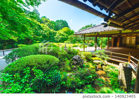 Summer in Kyoto: Shisendo Temple, Shisen-no-ma Room and Garden Summer in Kyoto: Shisendo Temple, Shisen-no-ma Room and Garden 140923405