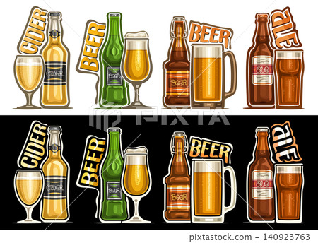 Vector Beers Set Vector Beers Set 140923763