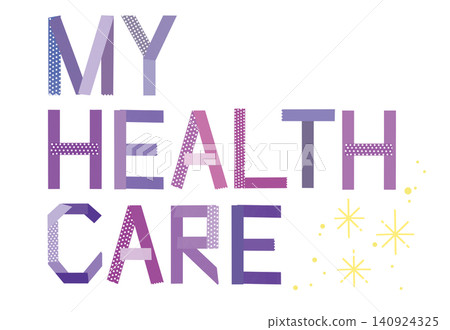 MYHEALTHCARE 紫文字 MYHEALTHCARE 紫文字 140924325