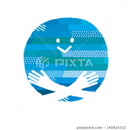 Hugging Earth - Blue Hugging Earth - Blue 140924332