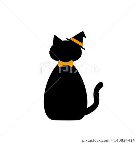 Vector illustration of black cat Vector illustration of black cat 140924414