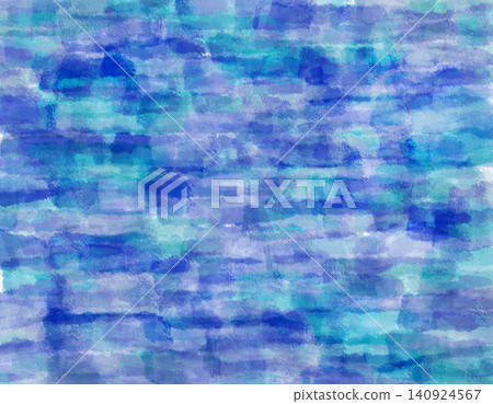 水彩風格紋理背景素材(藍色) 水彩風格紋理背景素材(藍色) 140924567