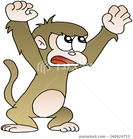 Hand-drawn animal illustration ☆ Monkey Hand-drawn animal illustration ☆ Monkey 140924753
