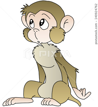 Hand-drawn animal illustration ☆ Monkey Hand-drawn animal illustration ☆ Monkey 140924762