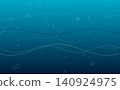 Abstract background design inspired by blue water 140924975