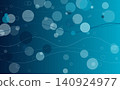 An abstract background design featuring overlapping blue gradients and curves, evoking the image of water. 140924977