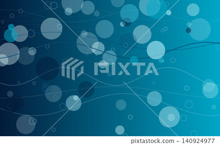 An abstract background design featuring overlapping blue gradients and curves, evoking the image of water. 140924977