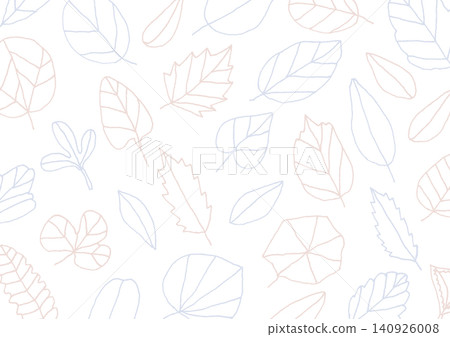 A hand-drawn, natural background (blue and brown) with illustrations of leaves of various shapes scattered throughout. A hand-drawn, natural background (blue and brown) with illustrations of leaves of various shapes scattered throughout. 140926008