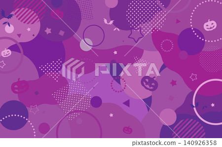Halloween purple pop background illustration_horizontal Halloween purple pop background illustration_horizontal 140926358
