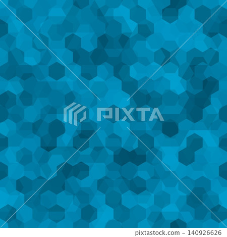 Vector background with denim blue hexagons overlay illustration 140926626