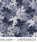 Modern abstract animal print background featuring hand-drawn style 140926633