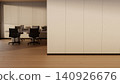 Modern office interior with blank wall copy space and workspace 140926676
