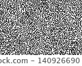 Geometric vector seamless pattern, maze, labyrinth or meander motif 140926690