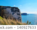 Spectacular Cliffs and Blue Sea at Etretat for Nature and Travel Inspiration 140927633