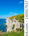 Coastal Landscape with Majestic Cliffs and Ocean View in Bright Daylight 140927637