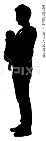 A man holding a baby_Yokoguro 140928864