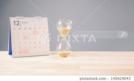 Time hourglass, calendar display sand passing, schedule date planning, job search countdown, glass hour deadline for work approaching, future career management Time hourglass, calendar display sand passing, schedule date planning, job search countdown, glass hour deadline for work approaching, future career management 140929043