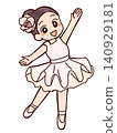 A girl dancing ballet 140929181