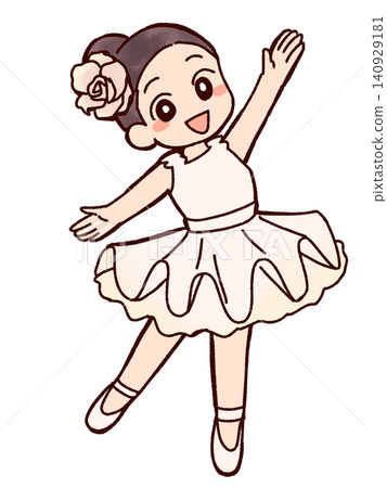 一個女孩跳芭蕾舞 一個女孩跳芭蕾舞 140929181