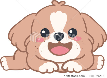 Dog Cartoon Kawaii Puppy Clipart Dog Cartoon Kawaii Puppy Clipart 140929218