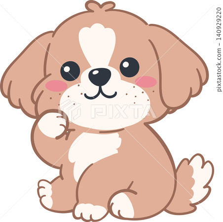 Dog Puppy Cute Nursery Illustration 140929220