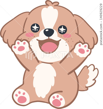 Dog Character Happy Puppy Art Dog Character Happy Puppy Art 140929229