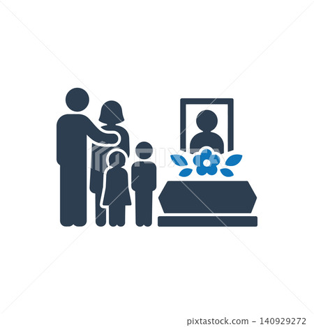 Burial Casket Ceremony Icon Burial Casket Ceremony Icon 140929272