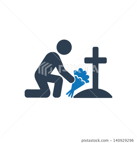 Paying Final Respects Icon Paying Final Respects Icon 140929296
