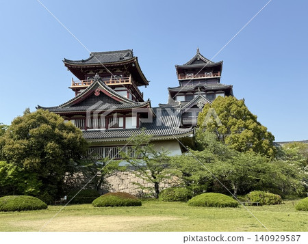 Fushimi Momoyama Castle: Main Tower and Small Tower Fushimi Momoyama Castle: Main Tower and Small Tower 140929587