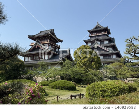 Fushimi Momoyama Castle: Main Tower and Small Tower 140929588