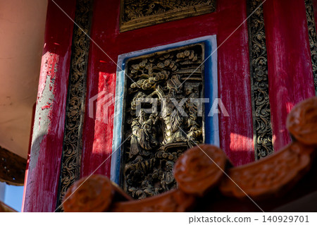 Taiwanese traditional temple architecture, carving art, stone reliefs, and auspicious totems and cultural materials Taiwanese traditional temple architecture, carving art, stone reliefs, and auspicious totems and cultural materials 140929701