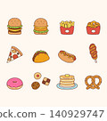 cute american fast food set 140929747