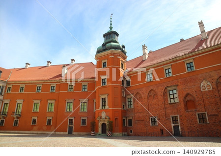 Poland, Warsaw, Royal Castle, from the courtyard Poland, Warsaw, Royal Castle, from the courtyard 140929785