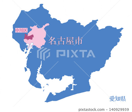 由政府法令指定的城市；設有行政區的城市；名古屋市；中川區 140929939