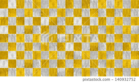 A refined background featuring the traditional "Ichimatsu" pattern, created using real gold and silver leaf. A refined background featuring the traditional "Ichimatsu" pattern, created using real gold and silver leaf. 140932752