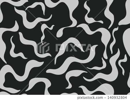 Abstract fluid pattern with organic shapes Abstract fluid pattern with organic shapes 140932804