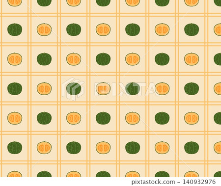 Pumpkin pattern seamless pattern Pumpkin pattern seamless pattern 140932976