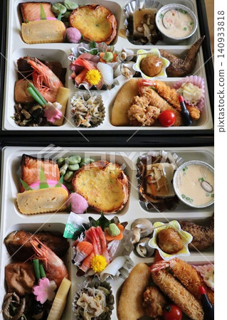 一張精美的外帶午餐盒特寫。 一張精美的外帶午餐盒特寫。 140933818