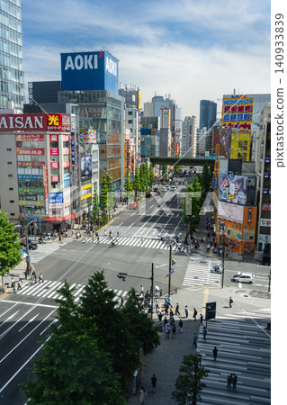 Urban landscape of Akihabara Electric Town Urban landscape of Akihabara Electric Town 140933839